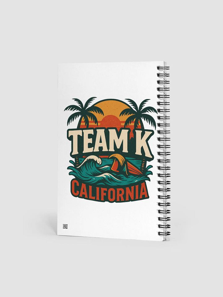 TEAM K CALIFORNIA Spiral Notebook product image (2)