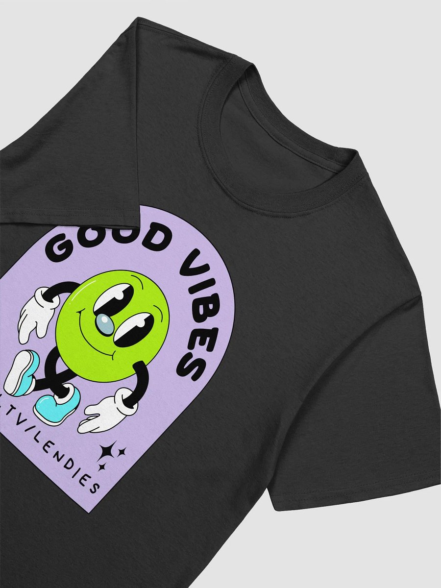 Good Vibes Soft Unisex T Shirt Green product image (3)