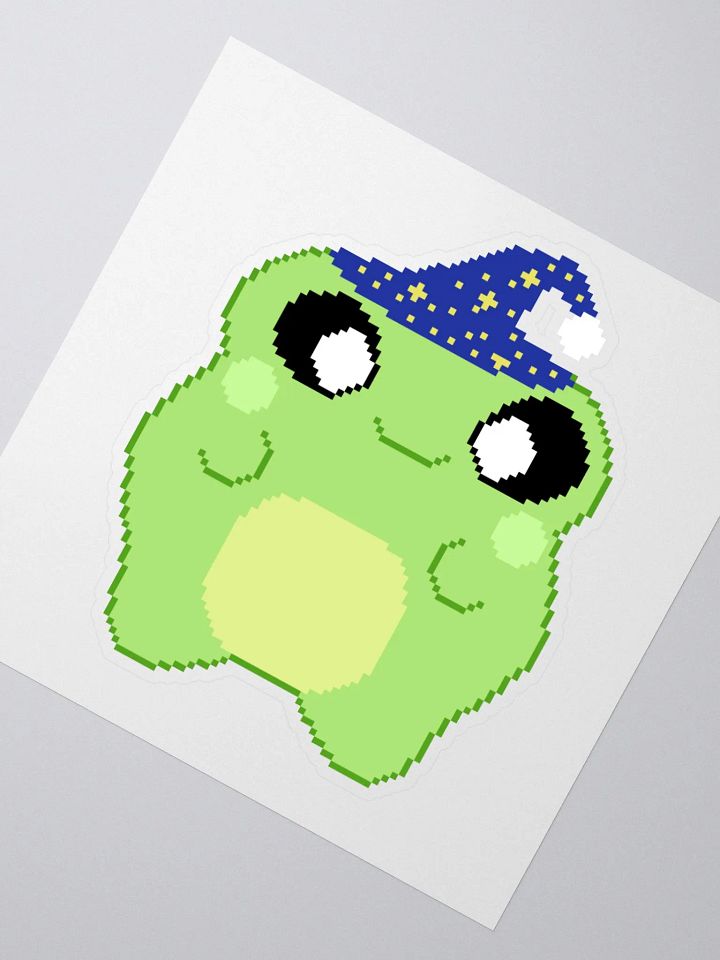 wizard frog sticker product image (5)