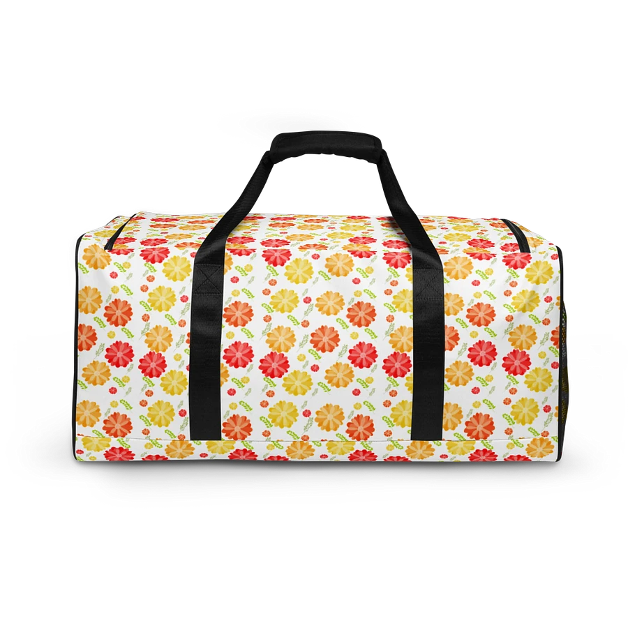 Orange Floral Large Holdall Bag product image (2)