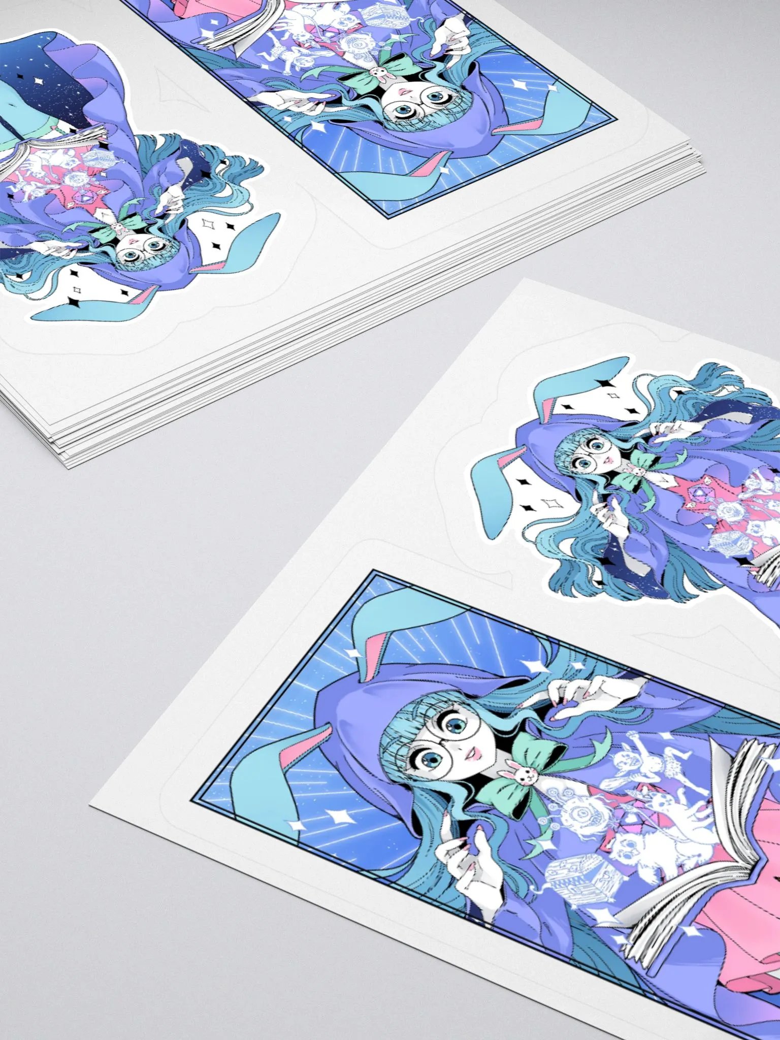 The Storyteller Tarot Card Sticker Duo | Andromedomai product image (1)