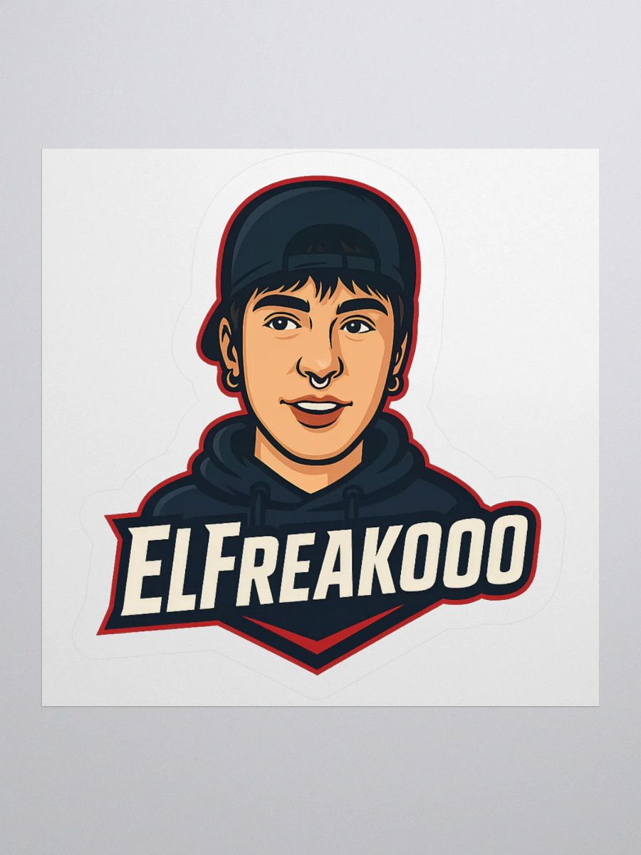 ElFreakooo Logo Sticker product image (1)
