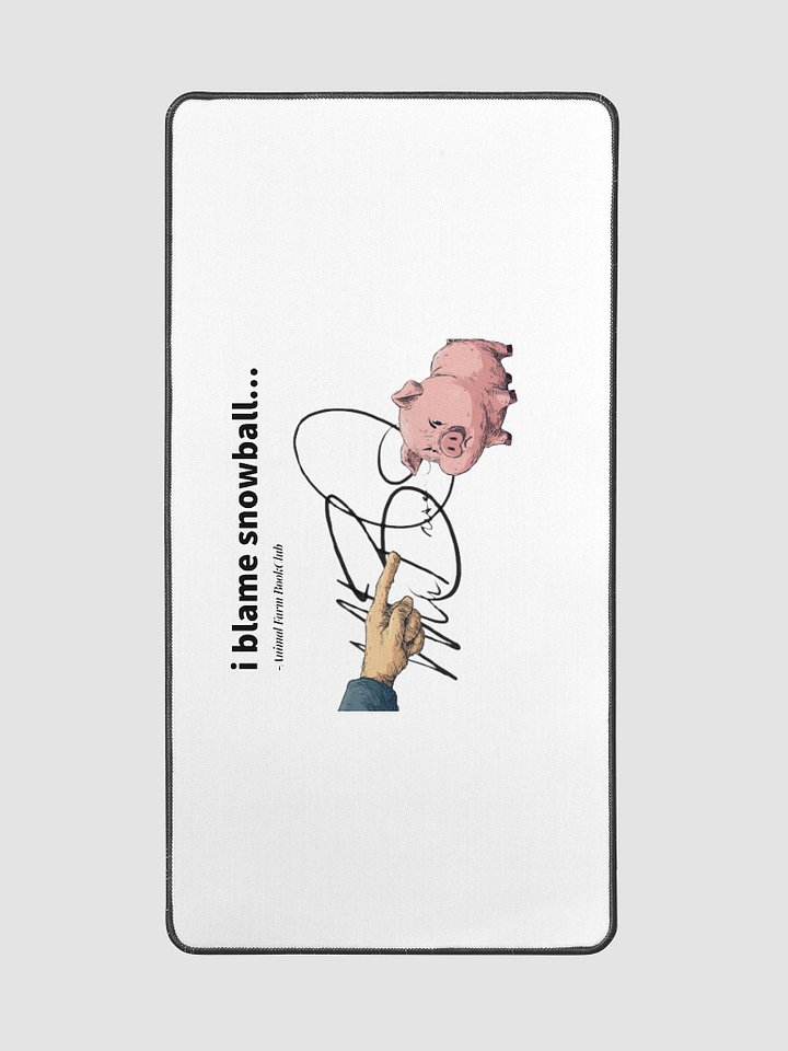 MrBiscuitSpeaks I Blame Snowball Mat! product image (2)