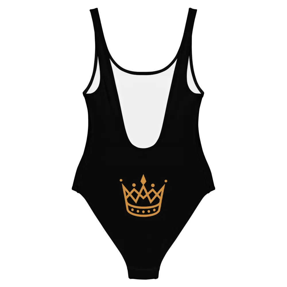 Color Logo One Piece Swimsuit - Crown Simple product image (6)