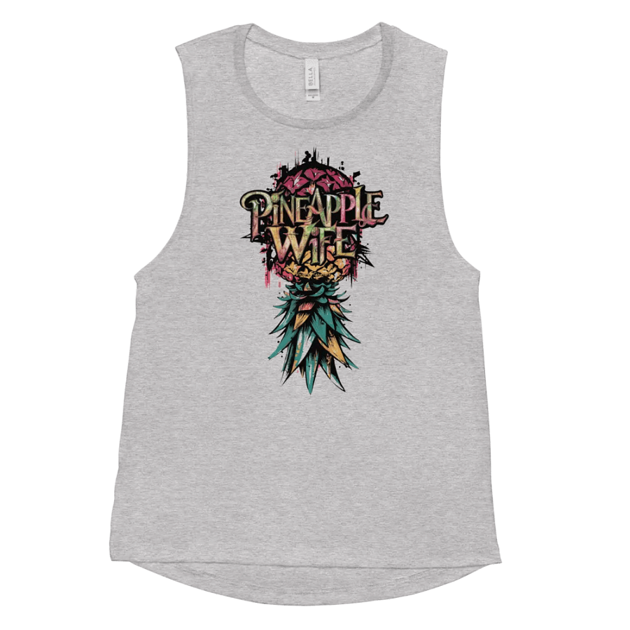 Pineapple Wife Urban Pineapple Flowy Muscle Tank product image (58)