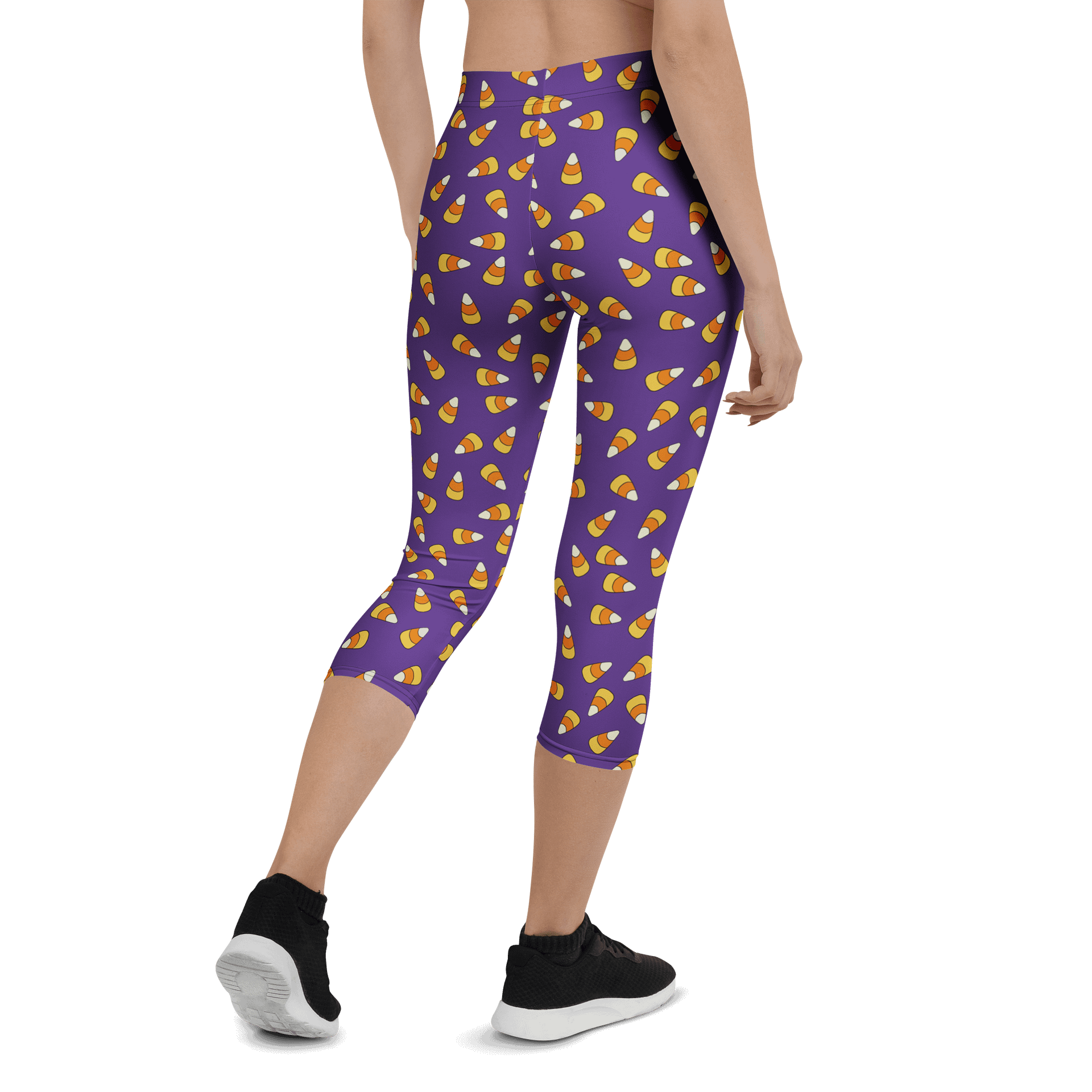 "Scattered Candy Corn" Pattern - Capri Leggings product image (2)