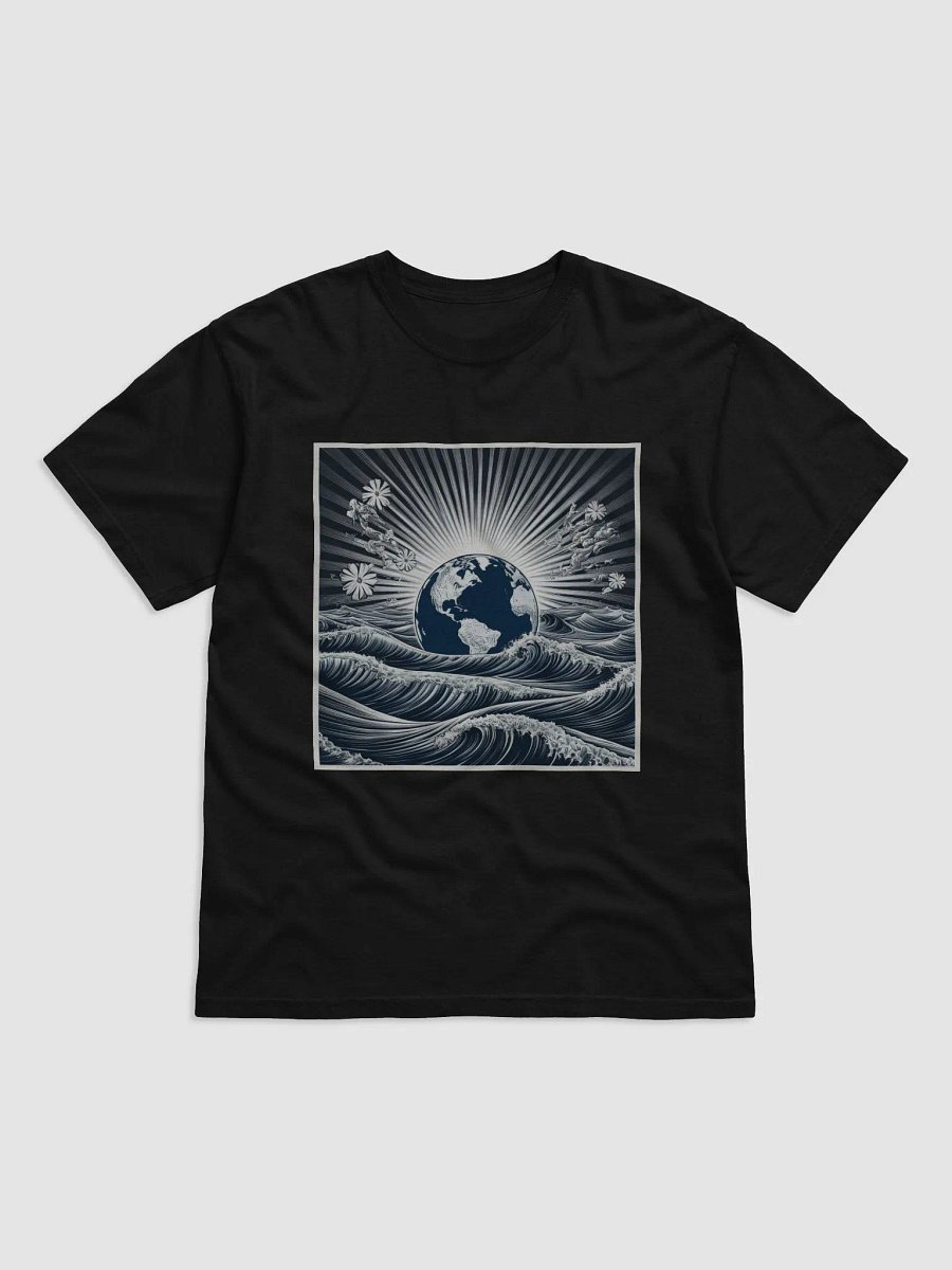 Cosmic Earth Bloom T-Shirt product image (1)