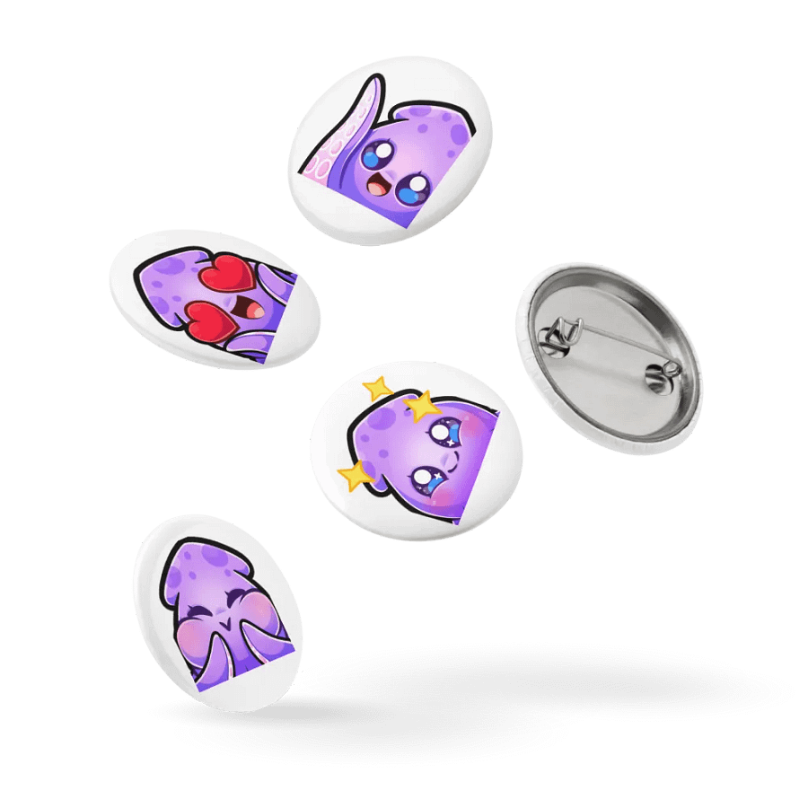 Squid Emote Pin Set [1] product image (5)
