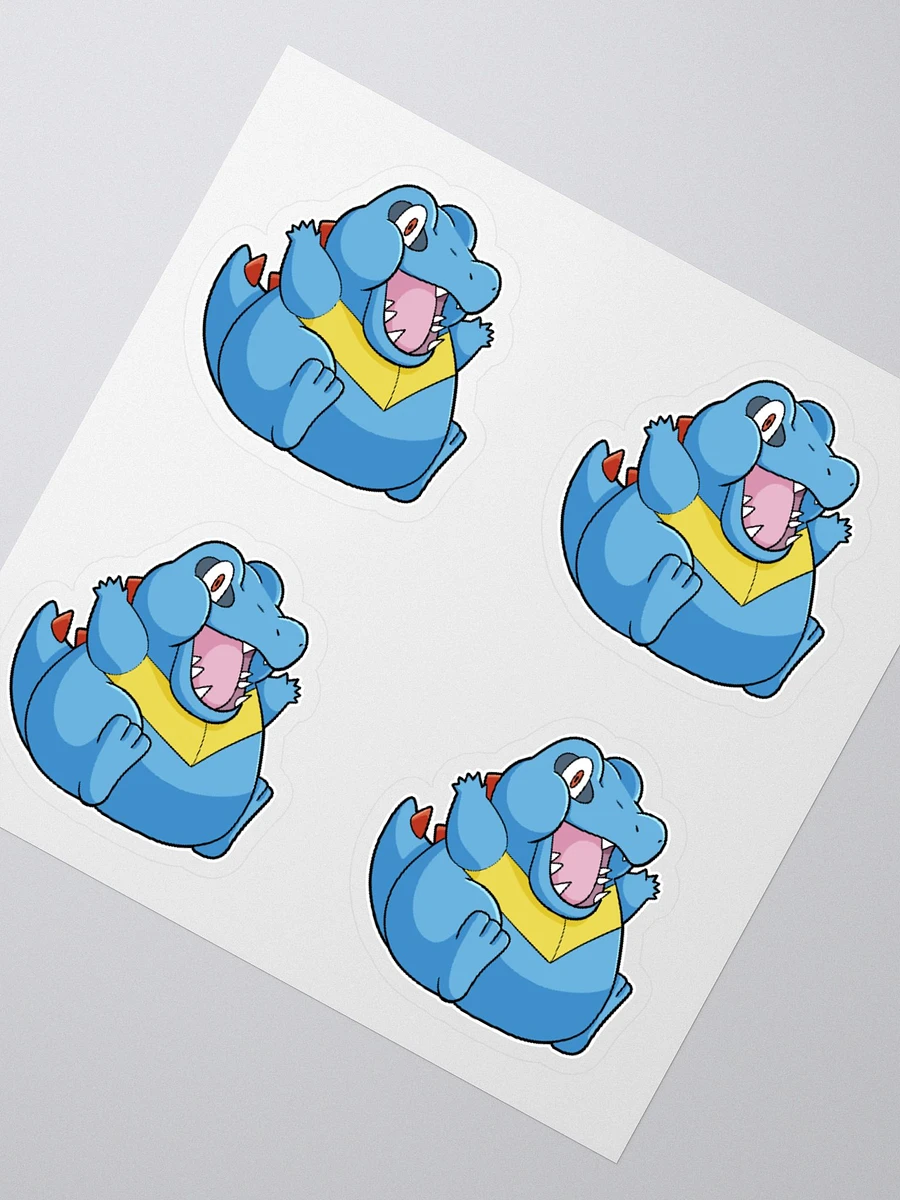Chubby Totodile Sticker Sheet product image (2)