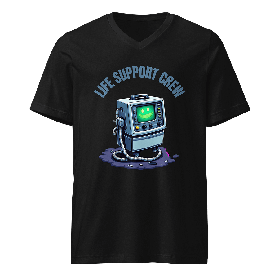 Smiling Life Support Crew V-Neck Tee product image (1)