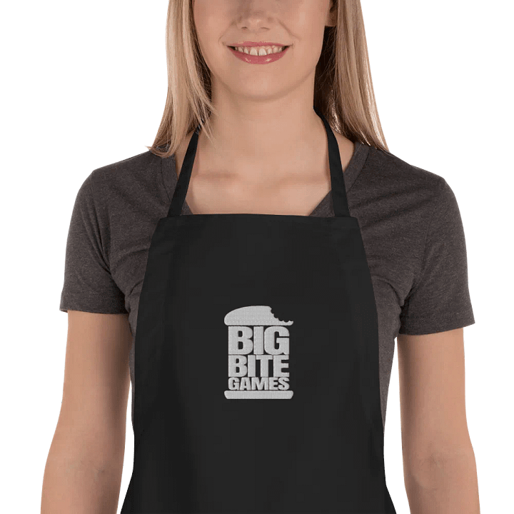 Big Bite Games Embroidered Apron product image (1)