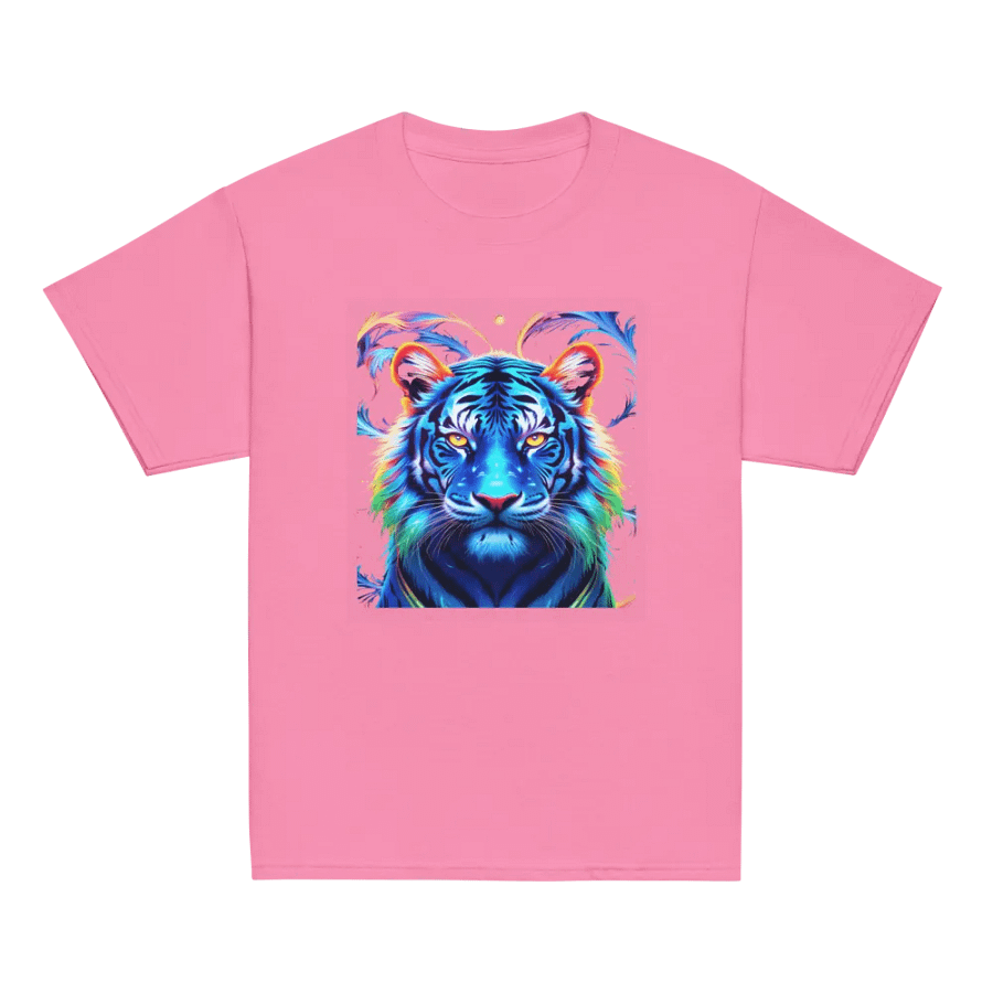 Psychedelic Tiger Youth Tee (Kid's Unisex) product image (26)