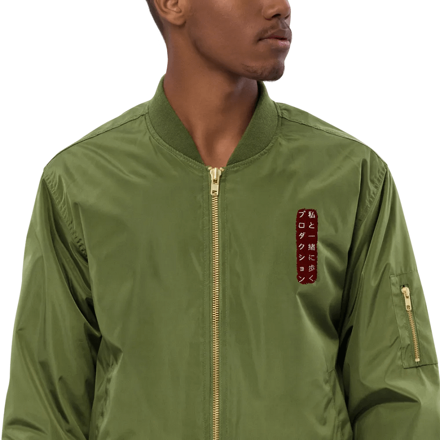 Walk With Me Kanji Bomber Jacket product image (2)