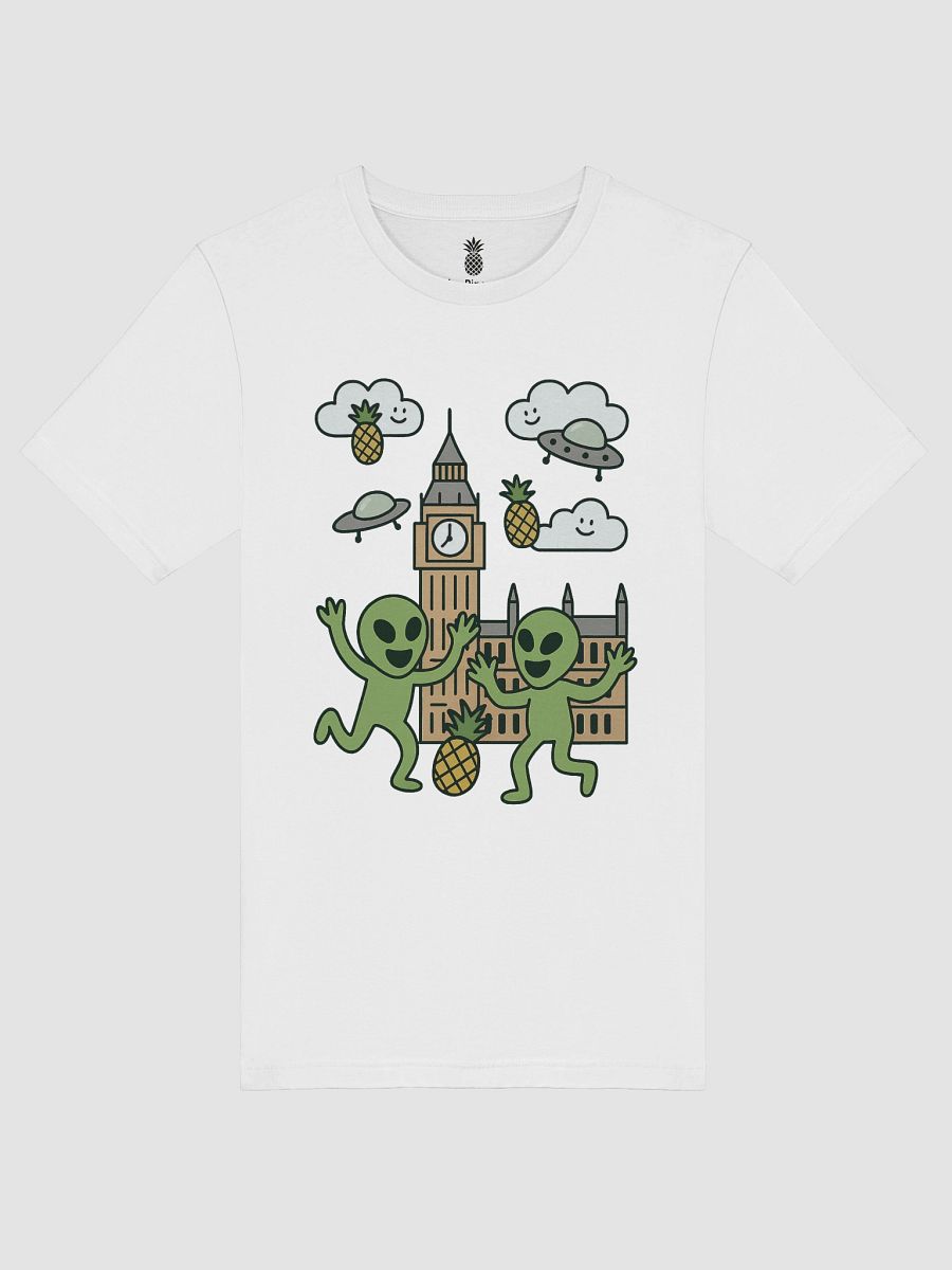 Martians Take London! Roswell Aliens at Big Ben Unisex T-Shirt product image (5)