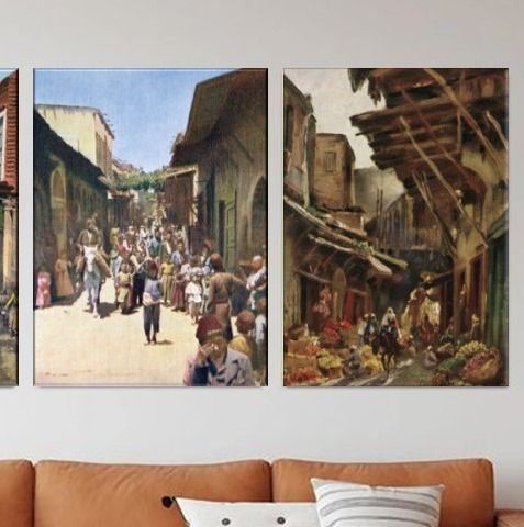 اسواق دمشق القديمة ثلاث صور product image (2)
