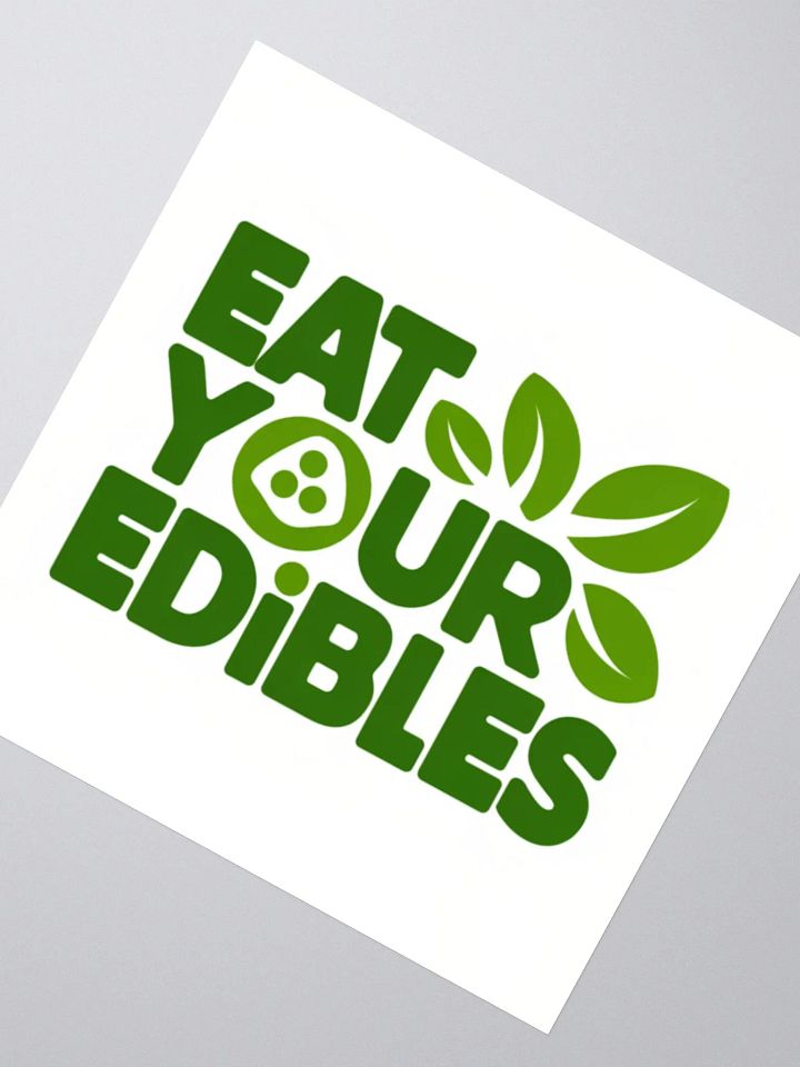 EAT YOUR EDIBLES Kiss Cut Stickers product image (5)