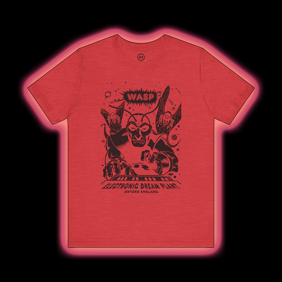 EDP Wasp T-Shirt - Electronic Dream Plant (Vintage Analog Synthesizer) BLACK PRINT product image (1)