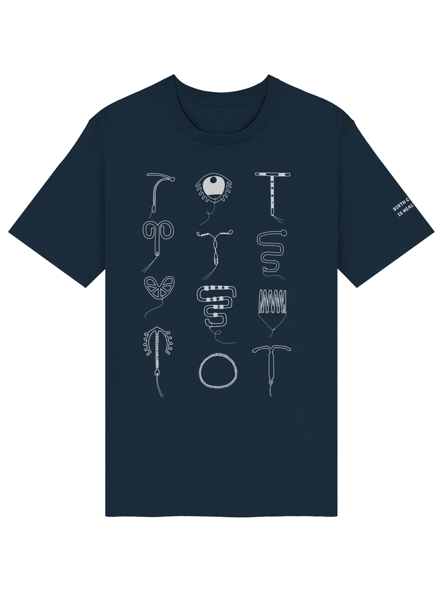 Intrauterine Archives (Short Sleeved Tee - White Art) product image (5)