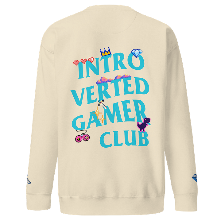 Introverted Gamer Club "Pixel-Elated" Sweatshirt product image (1)