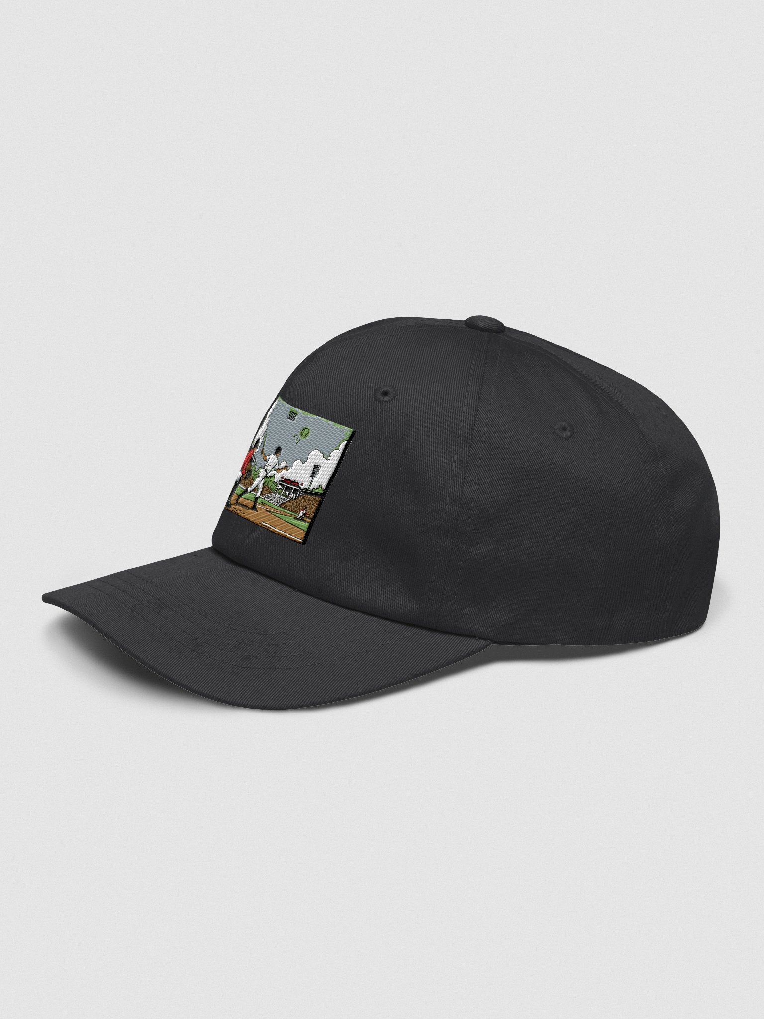 Vintage Baseball Card: Retro Home Run Scene Dad Hat product image (24)