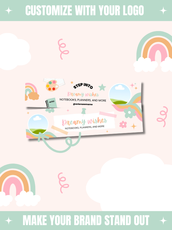 Whimsical MRR/PLR Etsy Banner Templates product image (5)