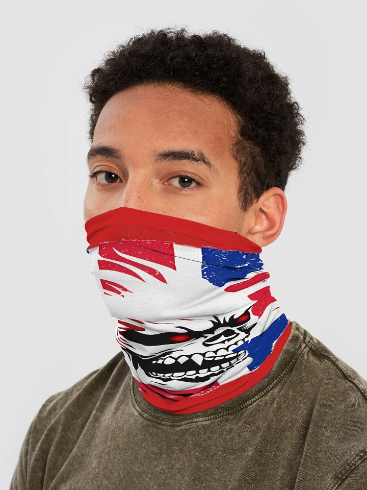 Union Flag & Skull Print Neck Gaiter product image (2)