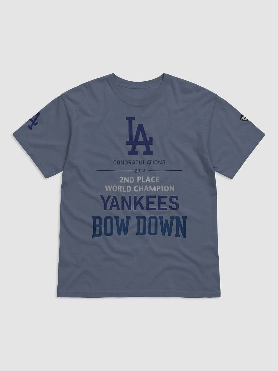 "Congratulations 2nd Place World Champion Yankees - Bow Down" T-Shirt | MLB Home Locker | MLB Rivals Locker product image (1)