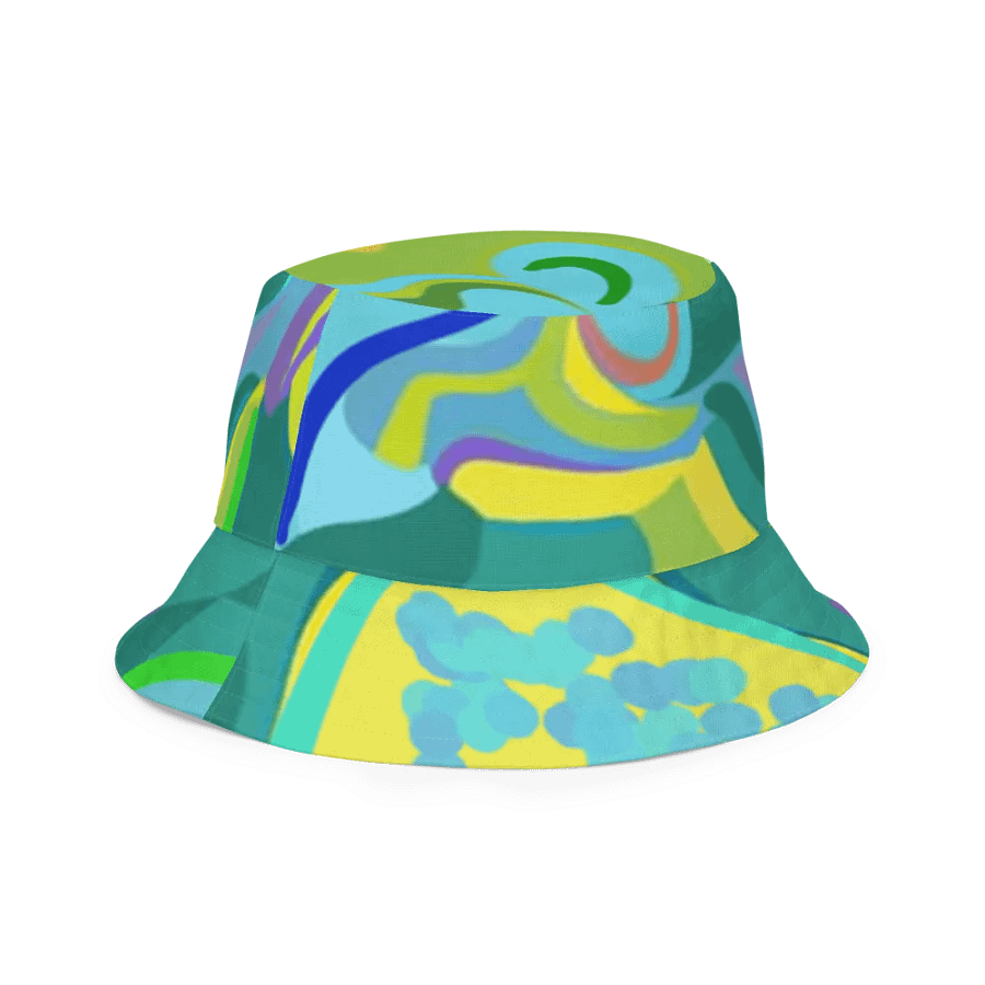 Swirls of Serenity Reversible Bucket Hat product image (3)