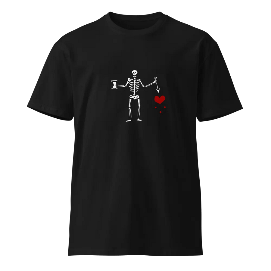 Skeleton Stabbing A Heart T-Shirt product image (1)