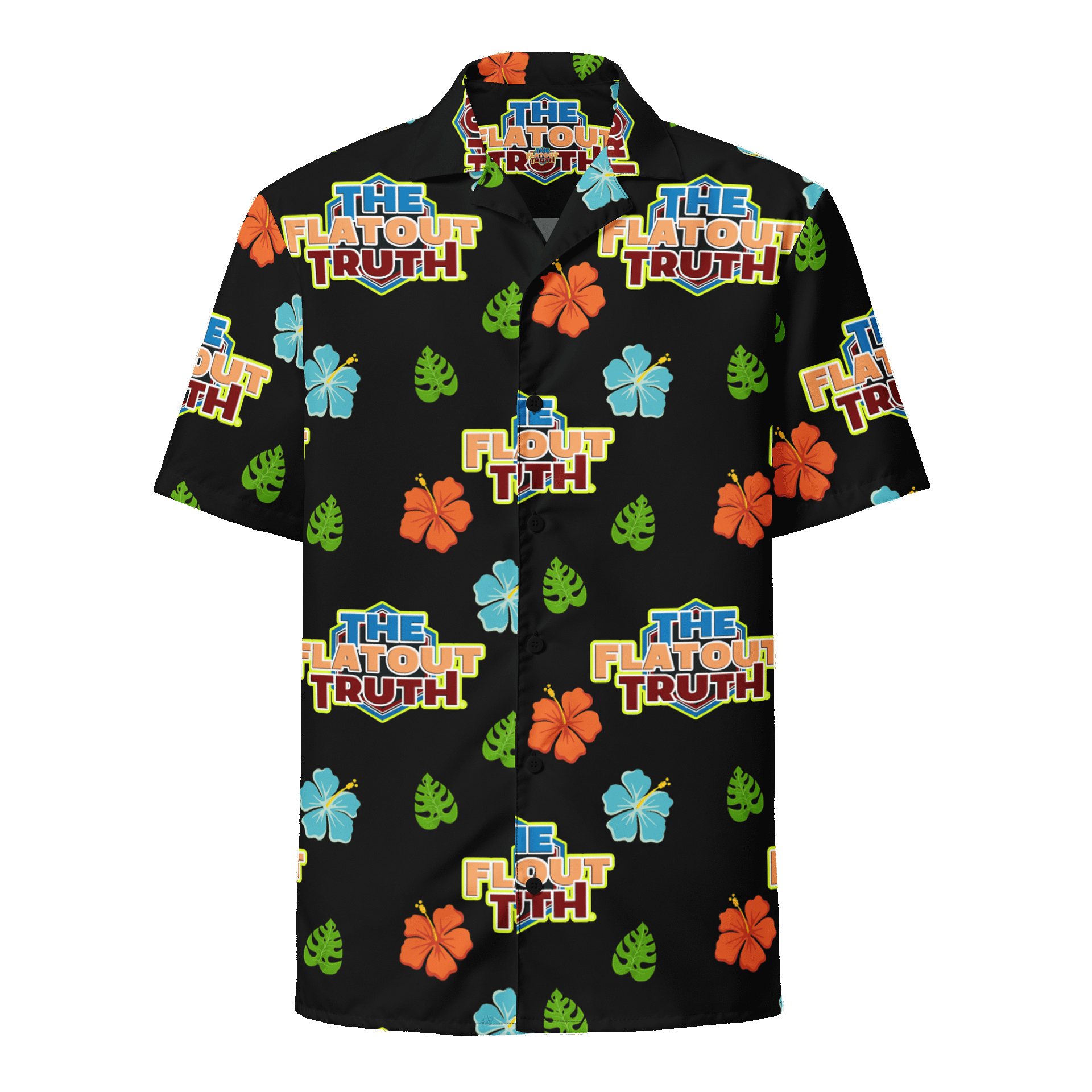 TFOT Sandy Hex Black Hawaiian Breeze Shirt product image (1)