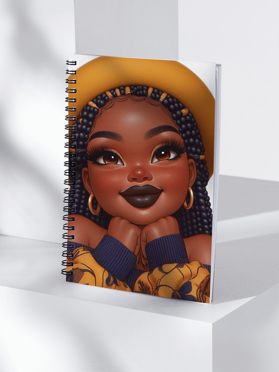 Golden Glow Spiral Notebook product image (4)