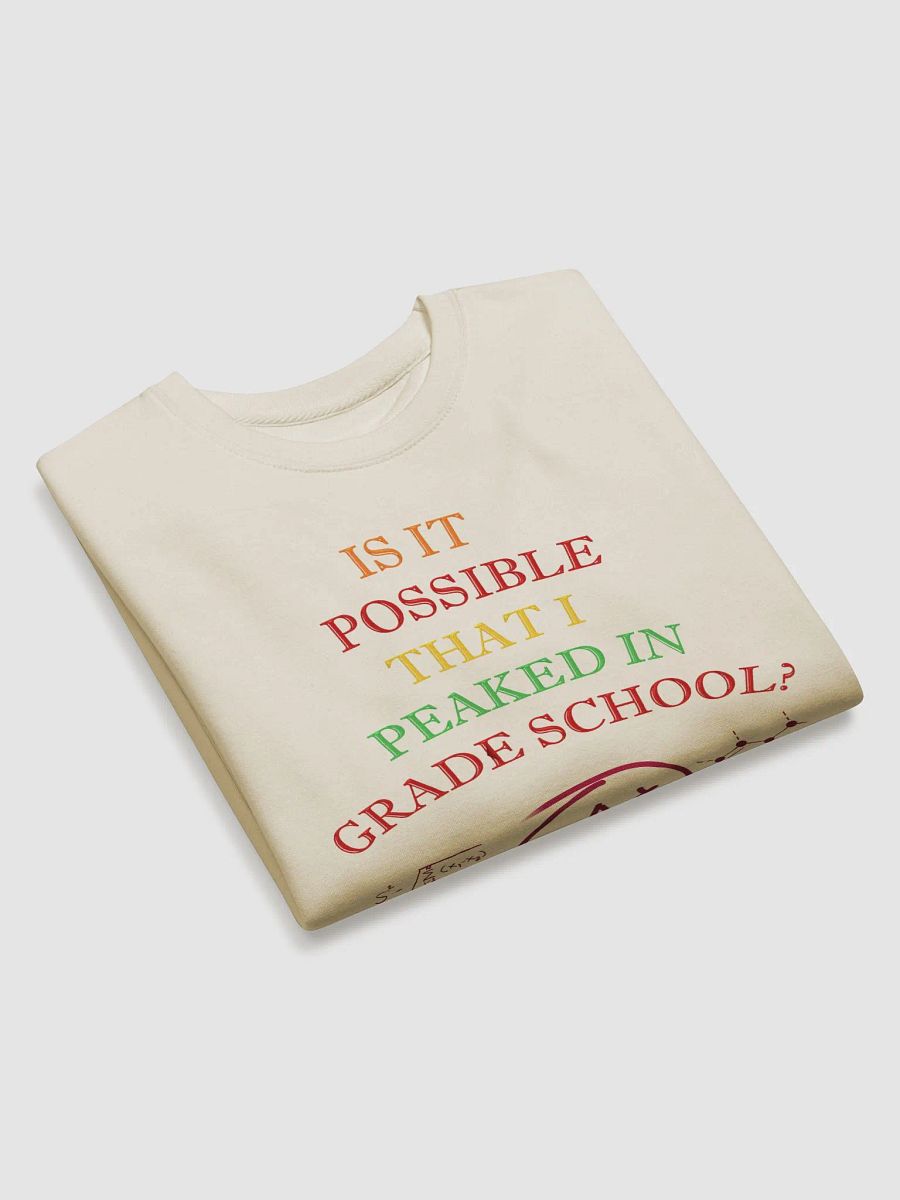 Is It Possible That I Peaked In Grade School? Sweatshirt product image (20)