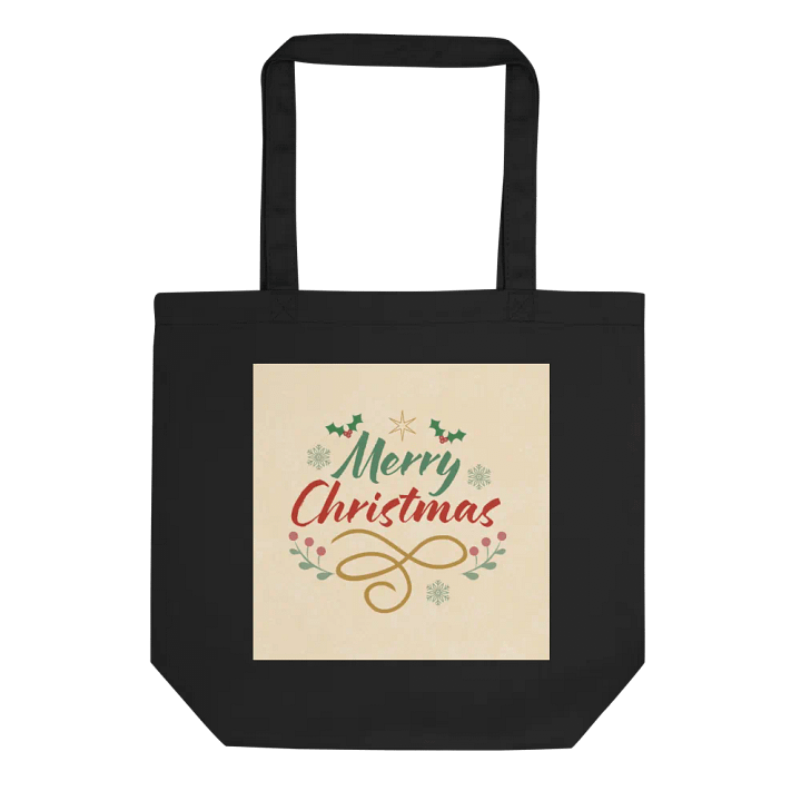 Festive Merry Christmas Eco Tote Bag product image (1)