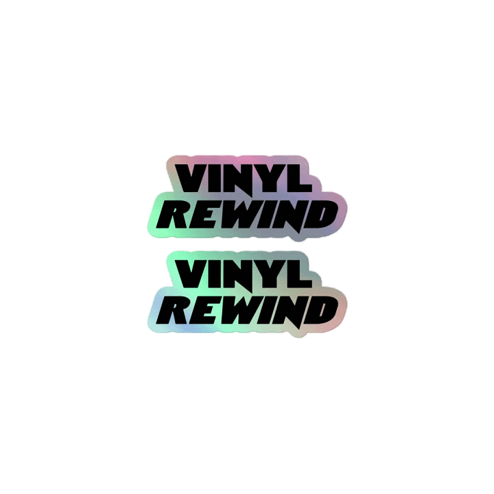 Glossy 3D Vinyl Rewind Sticker Pack product image (1)