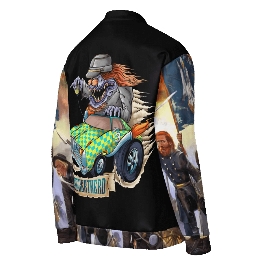 RadRat/7th LA Combo Bomber Faux Leather Jacket product image (5)