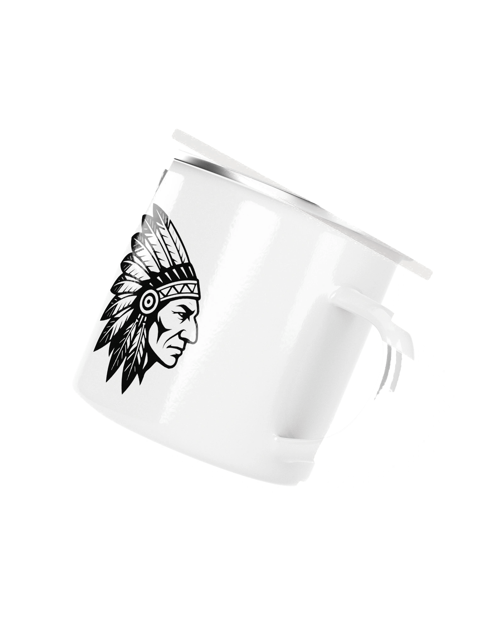 Mug Émaillé – Tête d’Indien product image (3)