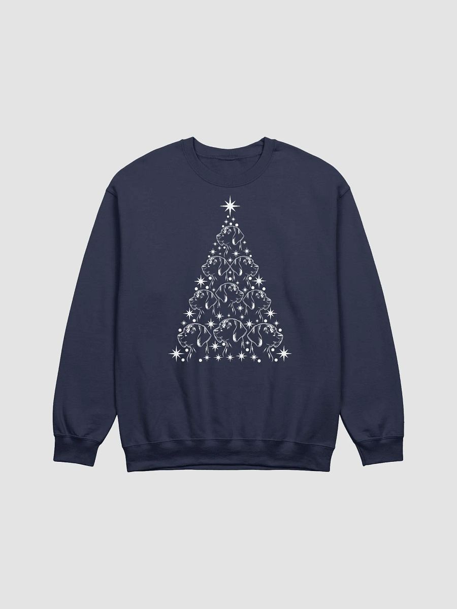 German Shorthaired Pointer Christmas Tree Sweatshirt Design for GSP Paw-rents product image (18)