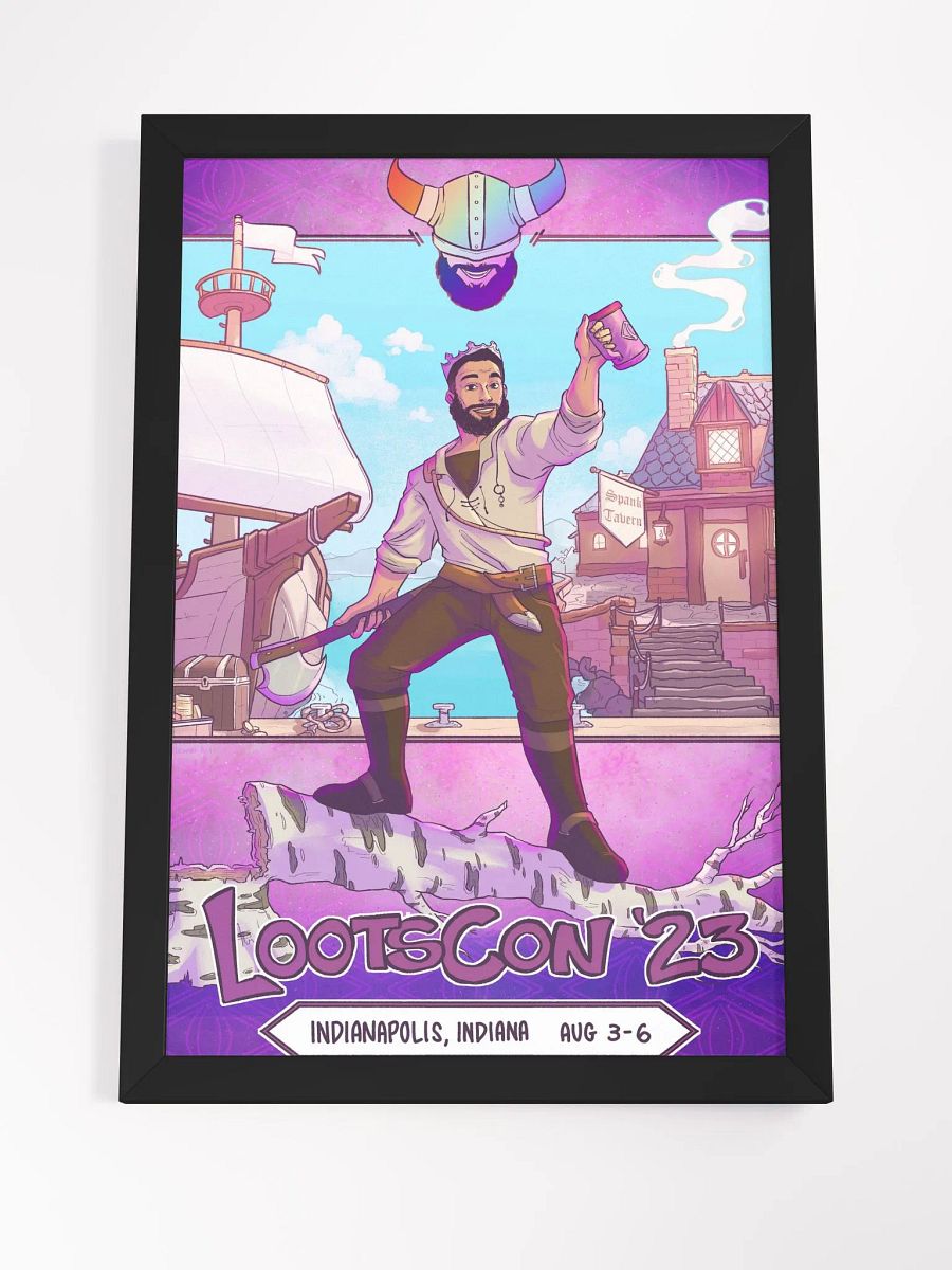 Framed LootsCon 2023 Art Print product image (4)