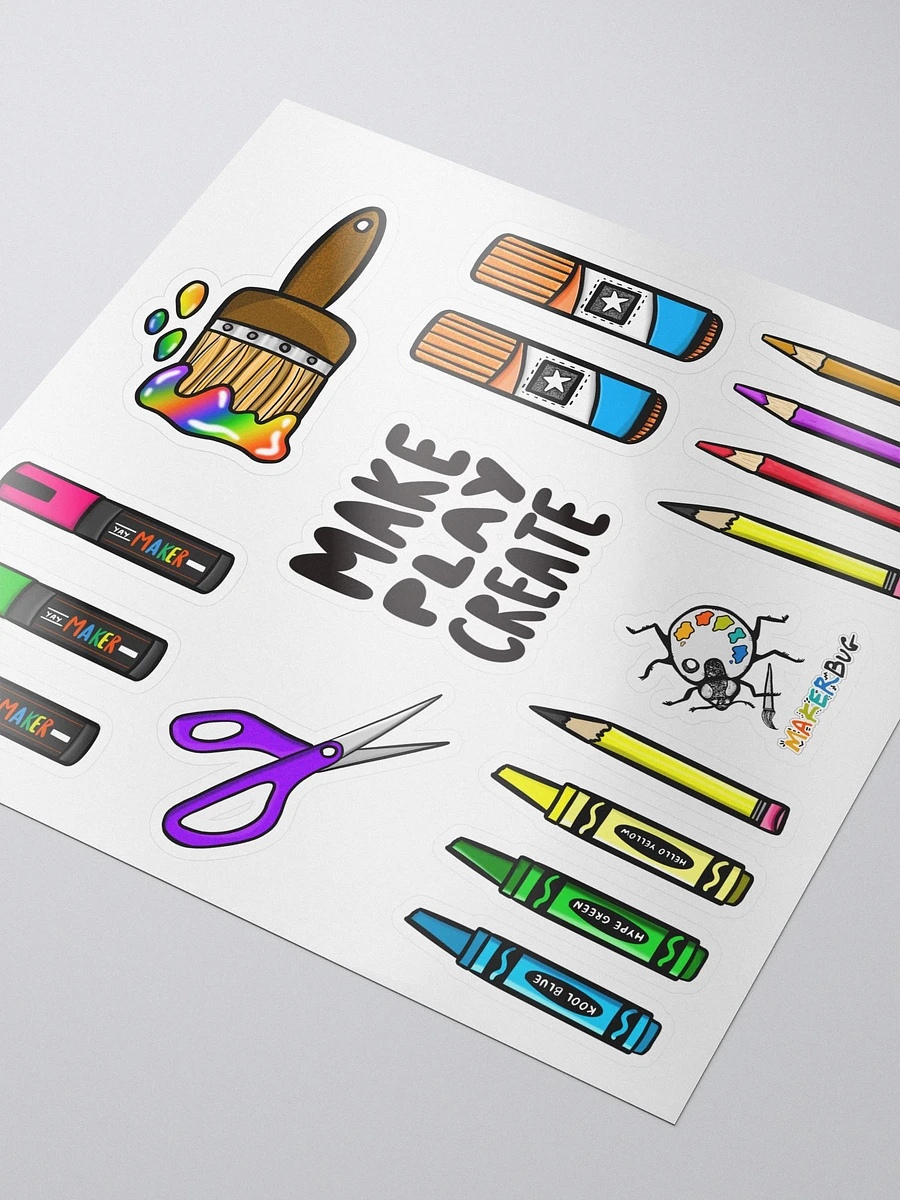 MAKE PLAY CREATE Sticker Sheet product image (3)