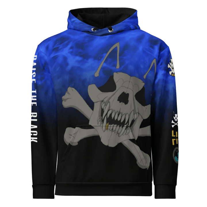 Mongrel Squad Straight Outta Klescher Blue/Black Hoodie product image (1)
