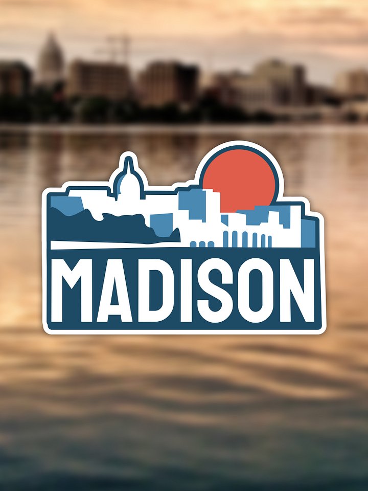 Madison Skyline Sticker product image (1)