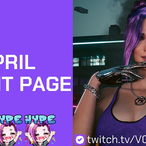 So excited to finally announce that for the whole month of April you will see me on the Front Page Carousel of Twitch!! 🎉💕

I...
