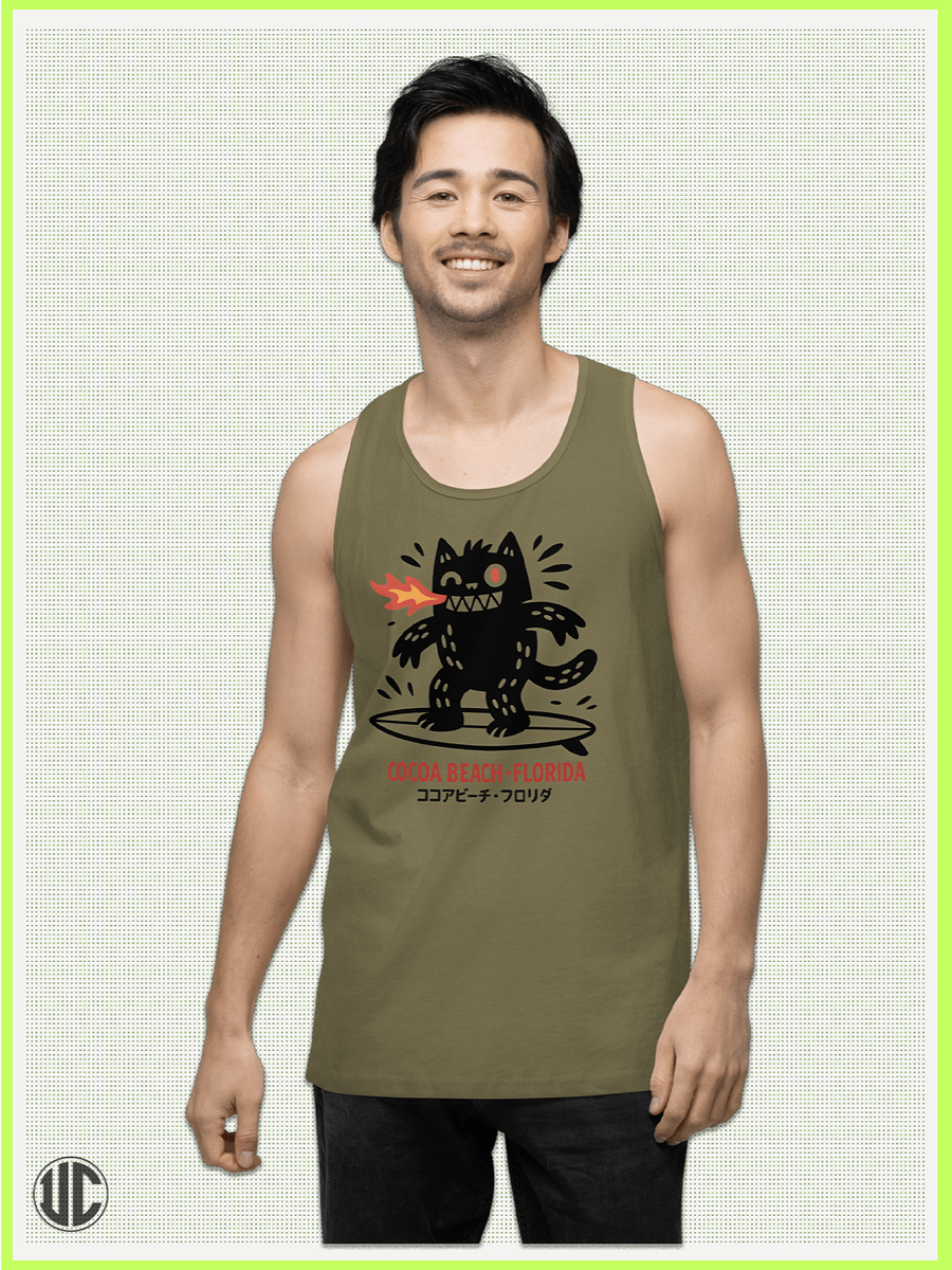 Cocoa Beach Surfer – Men’s Tank Top product image (4)