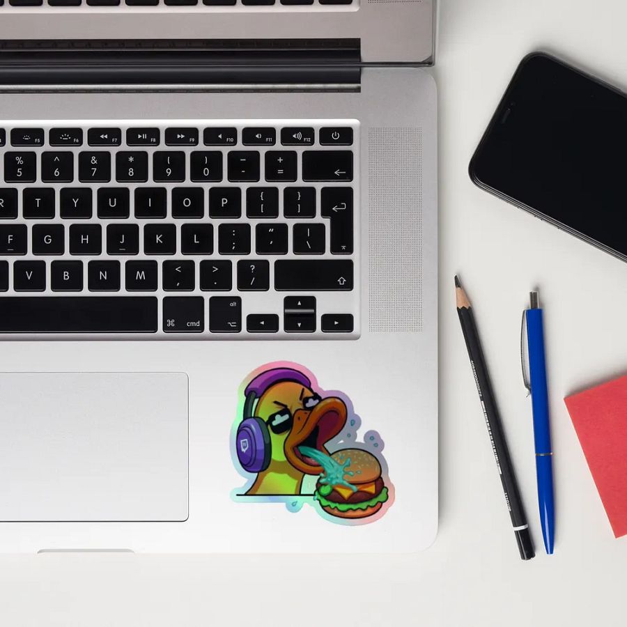 Quack Attack Holographic Sticker Sheet product image (12)