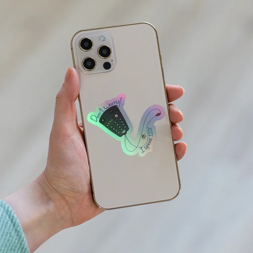 Don't Worry! I Speak 110! ERS-110 Sound Controller Sticker product image (8)