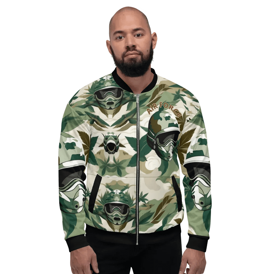 Bomber Jacket by Sublicolor 144 /Air Force Camoflage Green product image (2)
