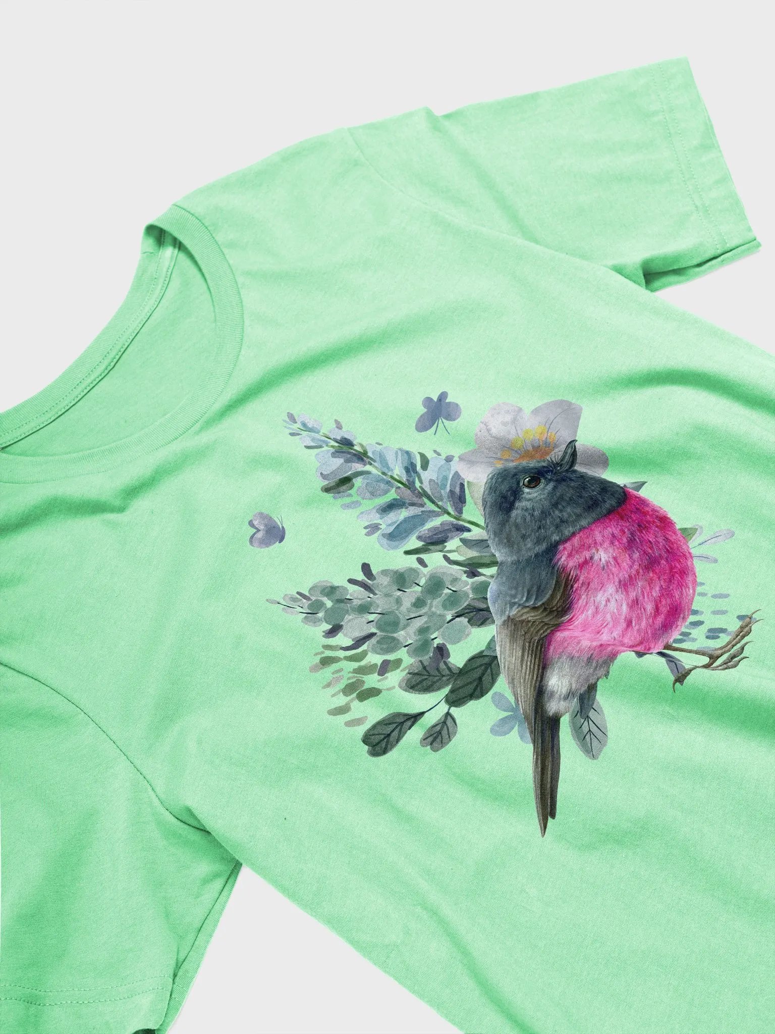 Pink Robin Paradise T-Shirt product image (2)