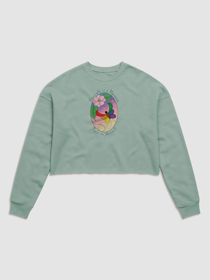 Strength is a Woman - Crop Sweatshirt product image (1)