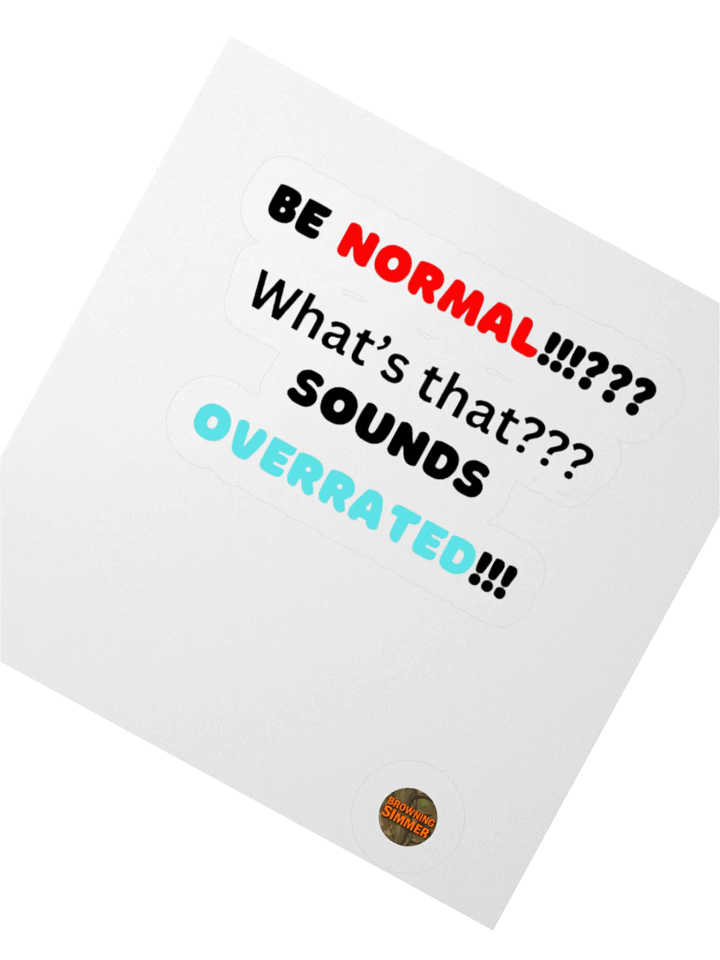 Normal Overrated product image (5)