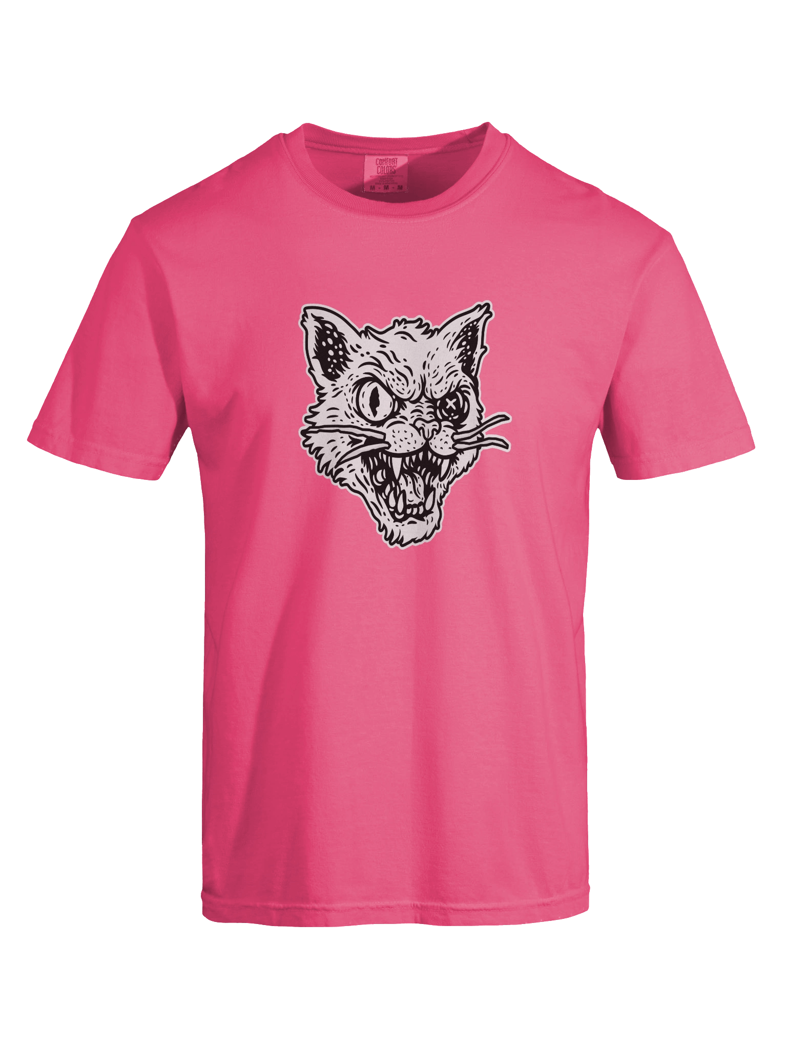 Fear the One-Eyed Cat - B&W Tee product image (5)
